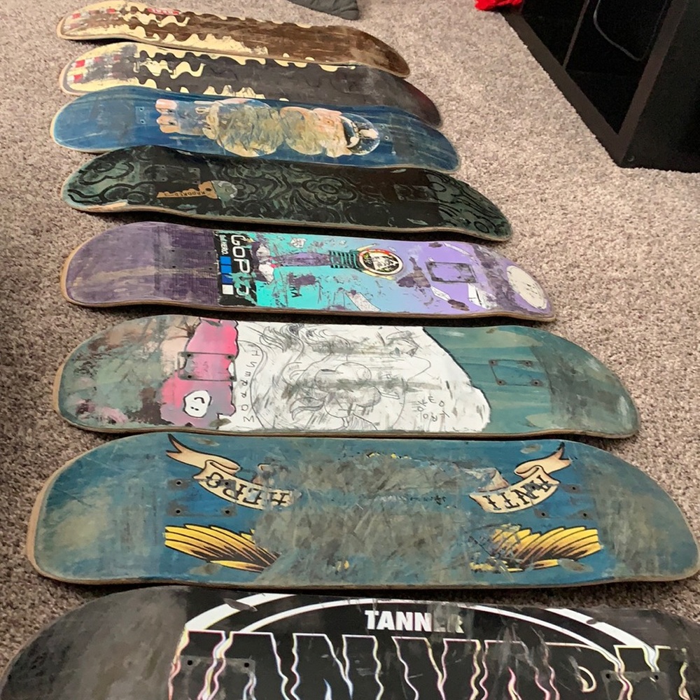 Used skateboards (selling all together